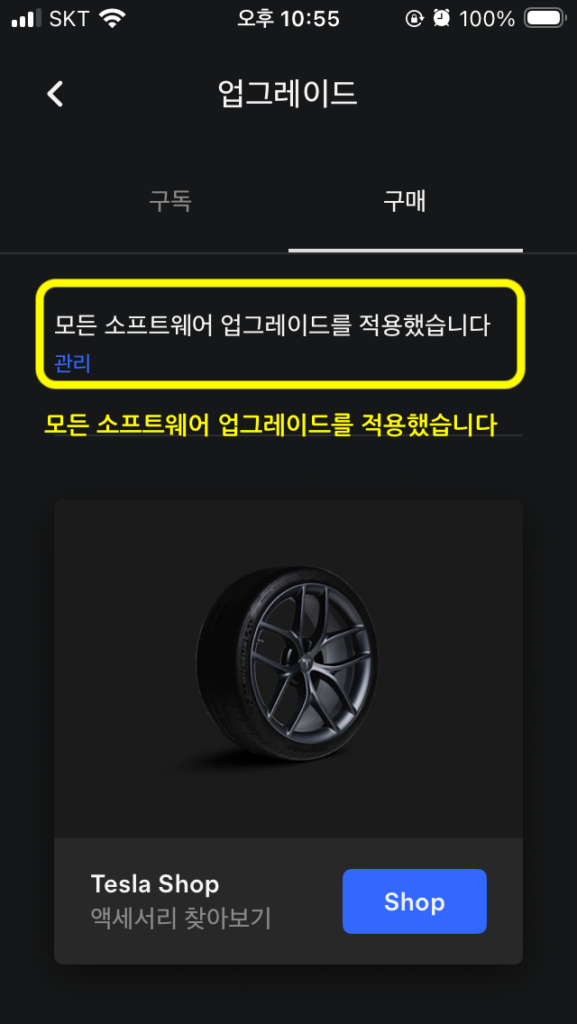 모바일에서 fsd 구독 신청 순서 9