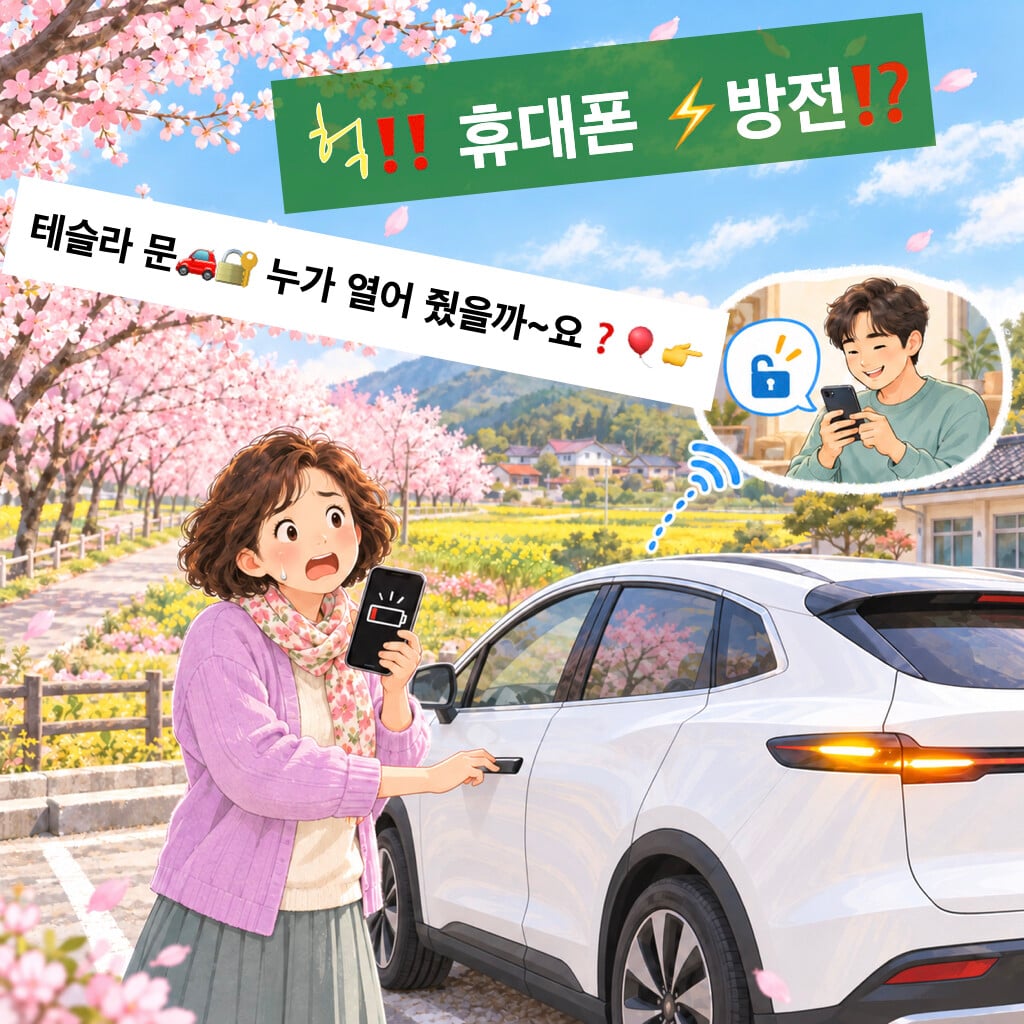 휴대폰 방전시 와이파이로 공동운전자가 문열어주는 이미지 썸네일